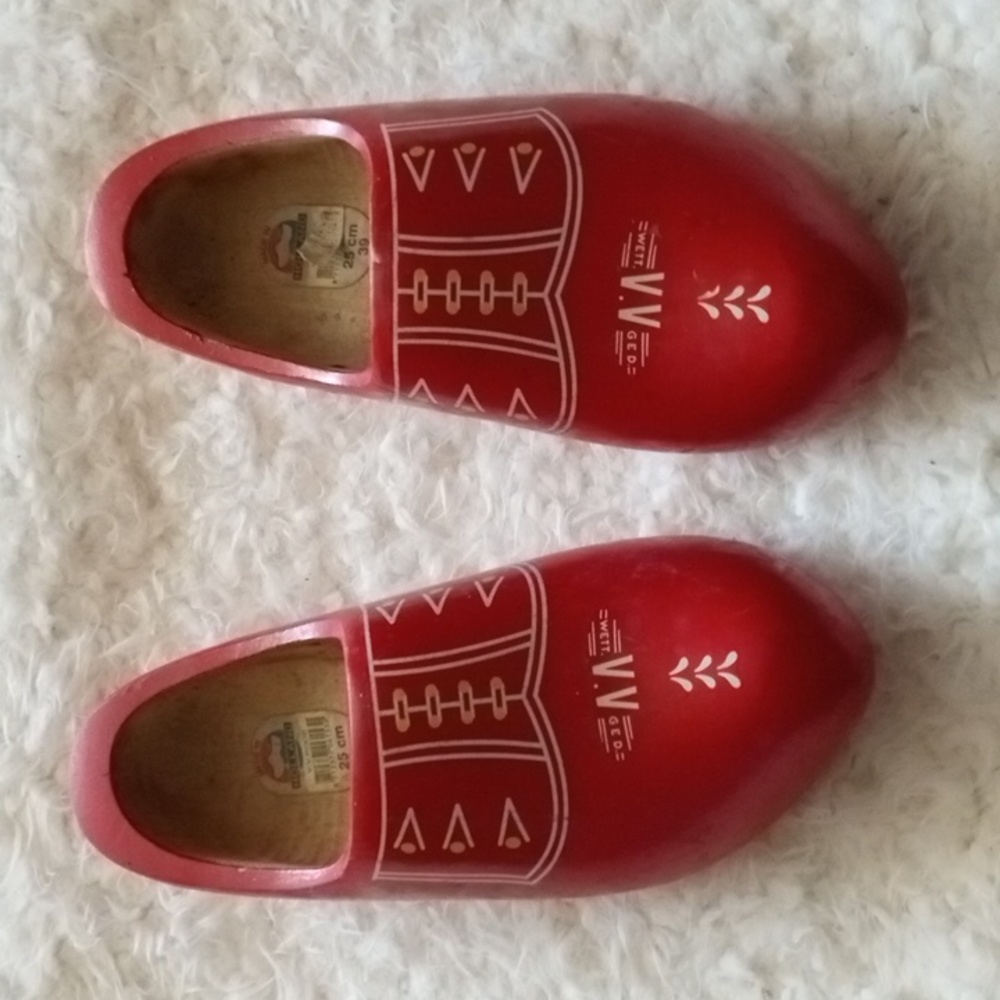 Vintage Holland Wooden Shoes